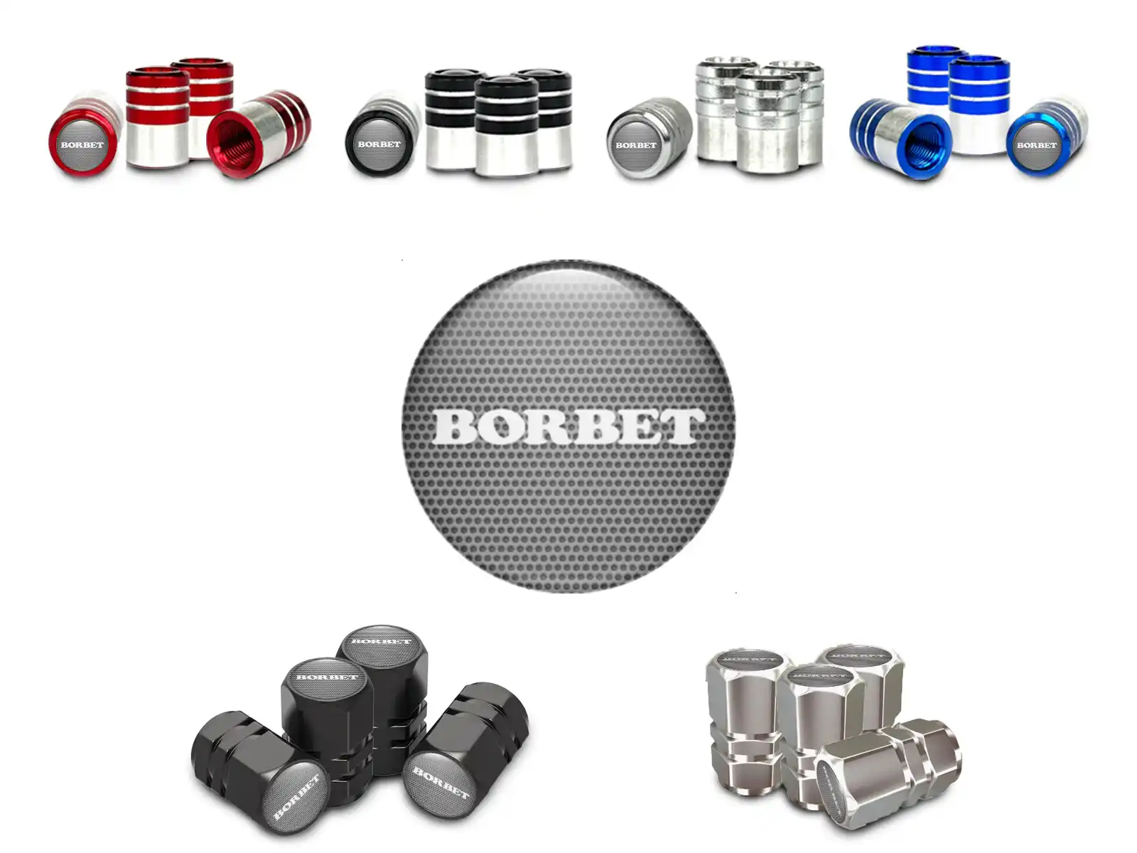 Borbet Wheels Valve Caps for SUV Max